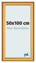 Fotokader 50x100cm Goud Mat MDF Lazio Voorzijde Maat | Yourdecoration.be