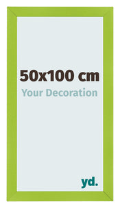 Fotokader 50x100cm Groen MDF Pisa Voorzijde Maat | Yourdecoration.be