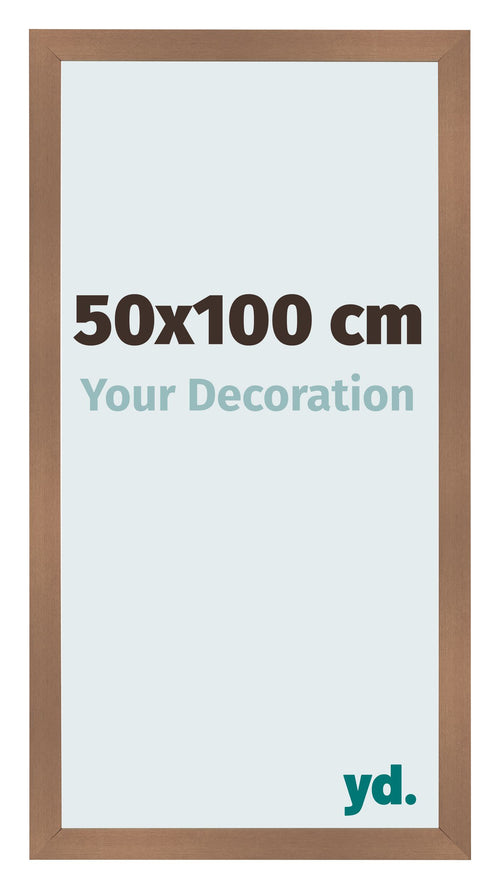 Fotokader 50x100cm Koper Decor MDF Bologna Voorzijde Maat | Yourdecoration.be