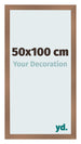 Fotokader 50x100cm Koper Decor MDF Bologna Voorzijde Maat | Yourdecoration.be
