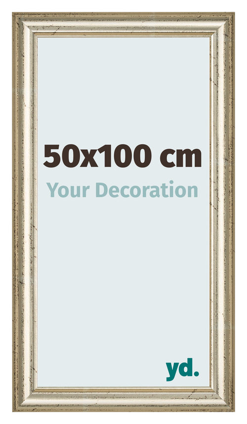 Fotokader 50x100cm Metaalglans MDF Lazio Voorzijde Maat | Yourdecoration.be