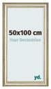 Fotokader 50x100cm Metaalglans MDF Lazio Voorzijde Maat | Yourdecoration.be