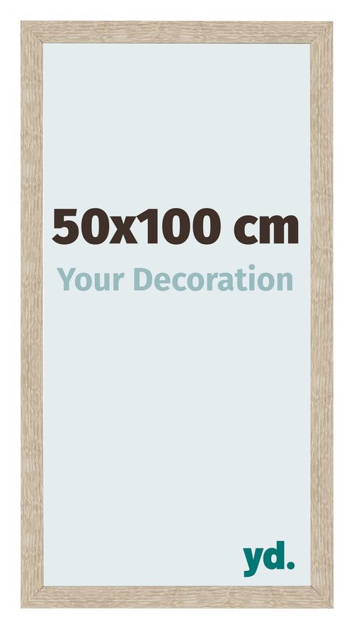 Fotokader 50x100cm Sonoma Eiken MDF Bologna Voorzijde Maat | Yourdecoration.be