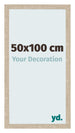 Fotokader 50x100cm Sonoma Eiken MDF Bologna Voorzijde Maat | Yourdecoration.be