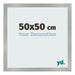 Fotokader 50x50cm Aluminium Geborsteld MDF Bologna Voorzijde Maat | Yourdecoration.be