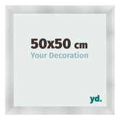 Fotokader 50x50cm Aluminium Geborsteld MDF Pisa Voorzijde Maat | Yourdecoration.be