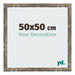 Fotokader 50x50cm Blauw Goud Gemeleerd MDF Bologna Voorzijde Maat | Yourdecoration.be