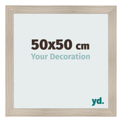 Fotokader 50x50cm Eiken Licht MDF Pisa Voorzijde Maat | Yourdecoration.be