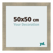 Fotokader 50x50cm Goud Antiek MDF Pisa Voorzijde Maat | Yourdecoration.be