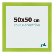 Fotokader 50x50cm Groen MDF Pisa Voorzijde Maat | Yourdecoration.be