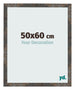 Fotokader 50x60 cm Geoxideerd Metaal MDF Bologna Voorzijde Maat | Yourdecoration.be