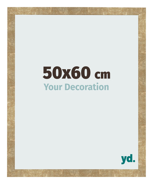 Fotokader 50x60cm Goud Antiek MDF Bologna Voorzijde Maat | Yourdecoration.be