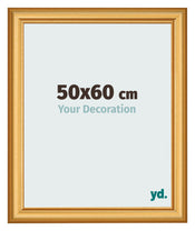Fotokader 50x60cm Goud Mat MDF Lazio Voorzijde Maat | Yourdecoration.be