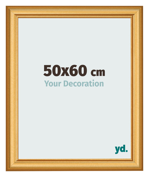 Fotokader 50x60cm Goud Mat MDF Lazio Voorzijde Maat | Yourdecoration.be