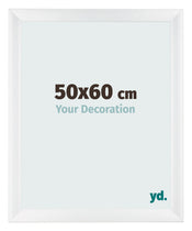 Fotokader 50x60cm Wit Hoogglans MDF Pisa Voorzijde Maat | Yourdecoration.be