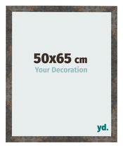 Fotokader 50x65 cm Geoxideerd Metaal MDF Bologna Voorzijde Maat | Yourdecoration.be