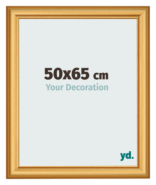 Fotokader 50x65cm Goud Mat MDF Lazio Voorzijde Maat | Yourdecoration.be