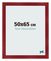 Fotokader 50x65cm Wijnrood Geveegd MDF Pisa Voorzijde Maat | Yourdecoration.be