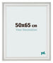 Fotokader 50x65cm Wit Geveegd MDF Lazio Voorzijde Maat | Yourdecoration.be