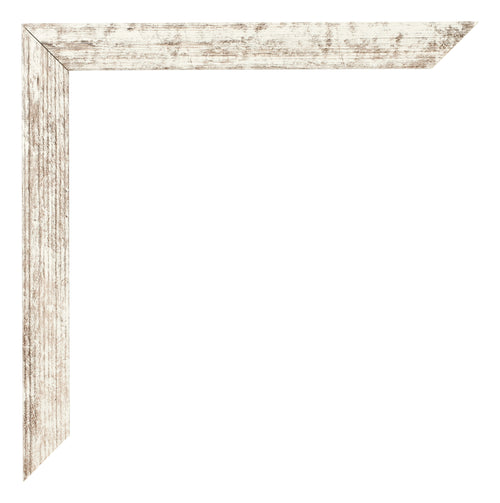 Fotokader 50x65cm Wit Vintage MDF Bologna Detail Hoek | Yourdecoration.be