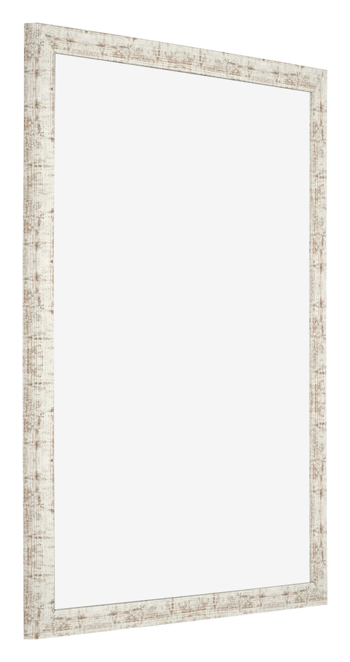 Fotokader 50x65cm Wit Vintage MDF Bologna Voorzijde Schuin | Yourdecoration.be