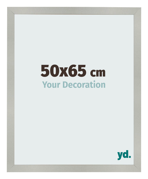 Fotokader 50x65cm Zilver Mat MDF Bologna Voorzijde Maat | Yourdecoration.be