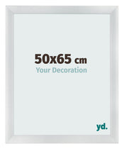 Fotokader 50x65cm Zilver Mat MDF Pisa Voorzijde Maat | Yourdecoration.be