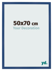 Fotokader 50x70 cm Donkerblauw MDF Bologna Voorzijde Maat | Yourdecoration.be