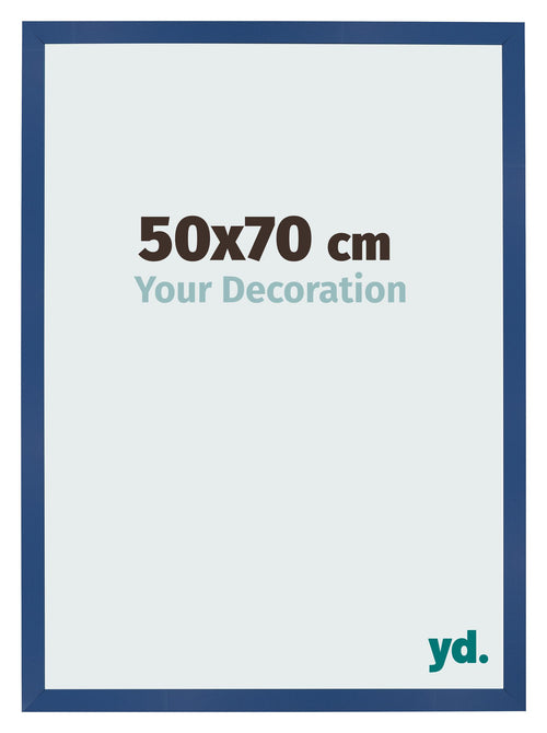 Fotokader 50x70 cm Donkerblauw MDF Bologna Voorzijde Maat | Yourdecoration.be
