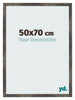 Fotokader 50x70 cm Geoxideerd Metaal MDF Bologna Voorzijde Maat | Yourdecoration.be