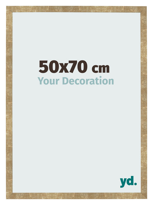 Fotokader 50x70cm Goud Antiek MDF Bologna Voorzijde Maat | Yourdecoration.be