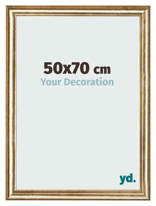 Fotokader 50x70cm Goud Antiek MDF Lazio Voorzijde Maat | Yourdecoration.be