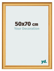 Fotokader 50x70cm Goud Mat MDF Lazio Voorzijde Maat | Yourdecoration.be