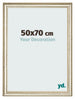 Fotokader 50x70cm Metaalglans MDF Lazio Voorzijde Maat | Yourdecoration.be