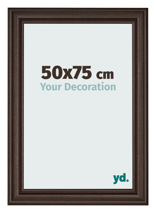 Fotokader 50x75cm Eiken Donker MDF Lazio Voorzijde Maat | Yourdecoration.be
