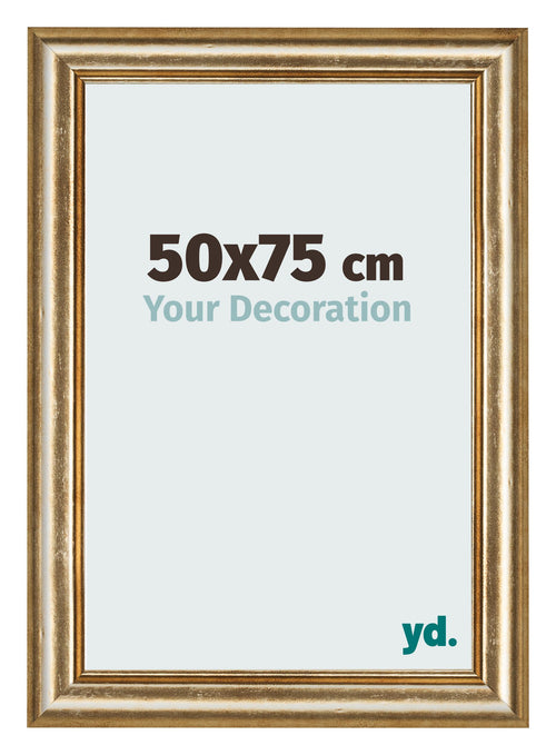 Fotokader 50x75cm Goud Antiek MDF Lazio Voorzijde Maat | Yourdecoration.be