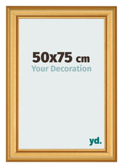 Fotokader 50x75cm Goud Mat MDF Lazio Voorzijde Maat | Yourdecoration.be