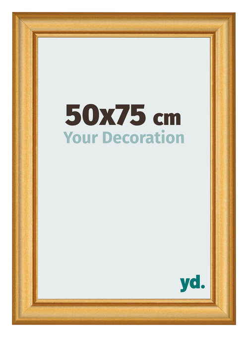 Fotokader 50x75cm Goud Mat MDF Lazio Voorzijde Maat | Yourdecoration.be