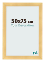 Fotokader 50x75cm Goud Mat MDF Pisa Voorzijde Maat | Yourdecoration.be