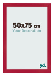 Fotokader 50x75cm Rood MDF Bologna Voorzijde Maat | Yourdecoration.be