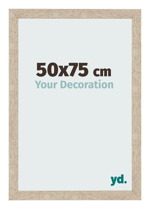 Fotokader 50x75cm Sonoma Eiken MDF Bologna Voorzijde Maat | Yourdecoration.be