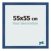 Fotokader 55x55 cm Donkerblauw MDF Bologna Voorzijde Maat | Yourdecoration.be