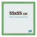 Fotokader 55x55 cm Groen MDF Bologna Voorzijde Maat | Yourdecoration.be