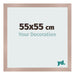 Fotokader 55x55 cm Oudroze MDF Bologna Voorzijde Maat | Yourdecoration.be