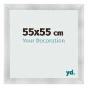 Fotokader 55x55cm Aluminium Geborsteld MDF Pisa Voorzijde Maat | Yourdecoration.be