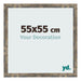 Fotokader 55x55cm Blauw Goud Gemeleerd MDF Bologna Voorzijde Maat | Yourdecoration.be