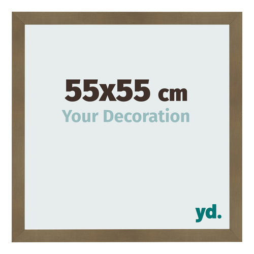 Fotokader 55x55cm Brons Decor MDF Bologna Voorzijde Maat | Yourdecoration.be