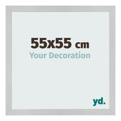 Fotokader 55x55cm Edelstaal MDF Bologna Voorzijde Maat | Yourdecoration.be