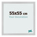Fotokader 55x55cm Edelstaal MDF Bologna Voorzijde Maat | Yourdecoration.be