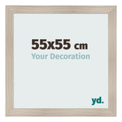 Fotokader 55x55cm Eiken Licht MDF Pisa Voorzijde Maat | Yourdecoration.be